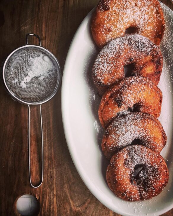 Яблочные колечки