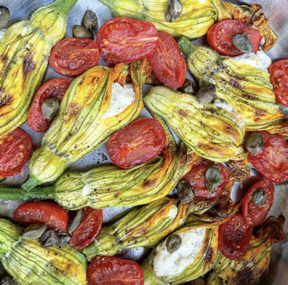 Цветки кабачка